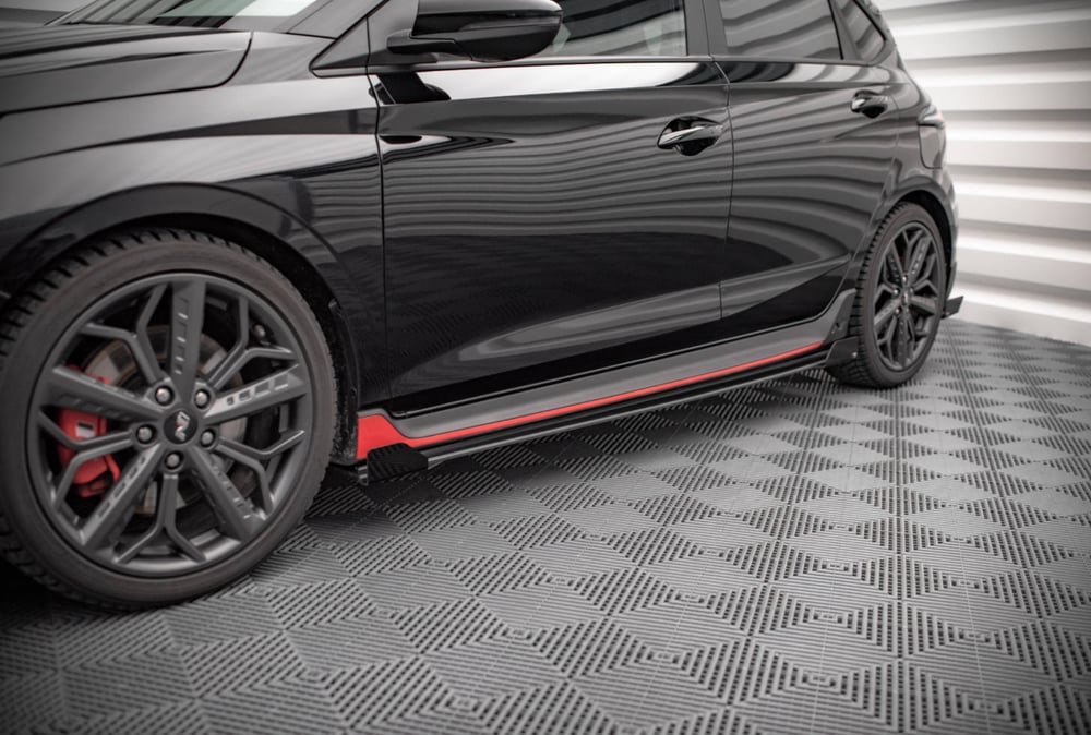 Hyundai i20 N Mk3 Street Pro Yan Marşpiyel Difüzörleri + Flap Seti