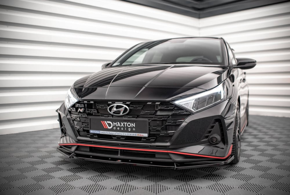 Maxton Design Ön Lip V2 – Hyundai i20N (HY-I20-3-N-FD2G)