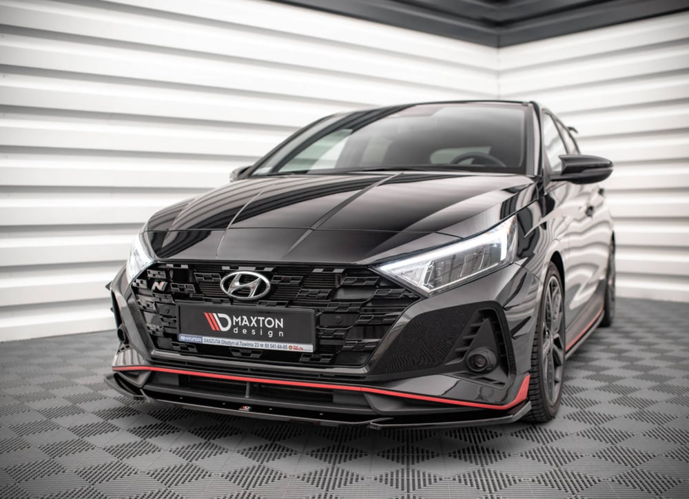 Maxton Design Ön Splitter / Lip V.3 — Hyundai i20 N