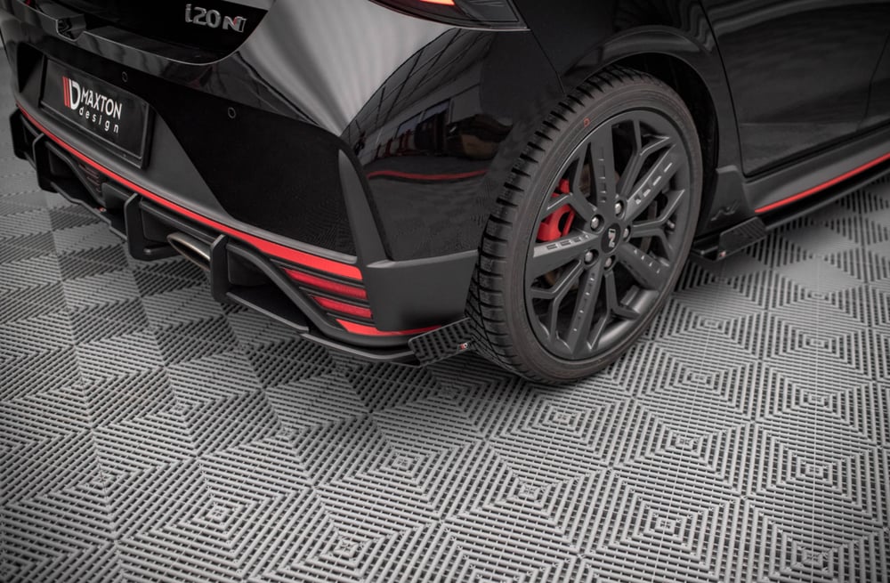 Maxton Design Street Pro Arka Yan Splitter + Flap Seti – Hyundai i20 N Mk3 Uyumlu