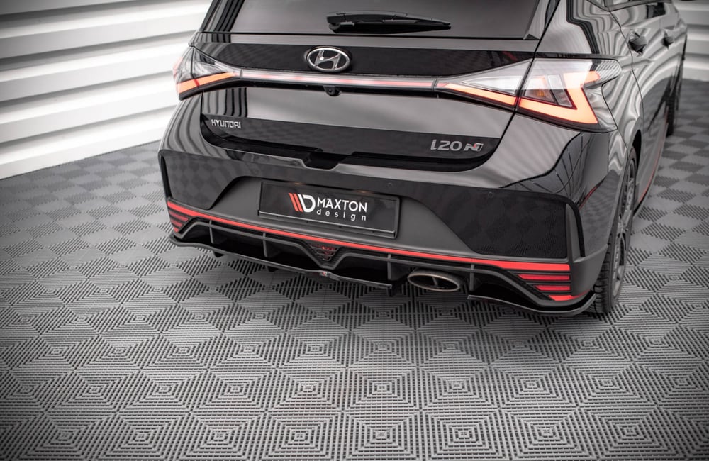 Maxton Hyundai i20N Arka Difüzör (Dikey Kanatlı) 