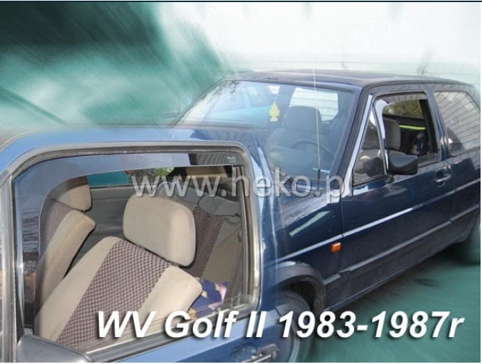 Team HEKO Ön Cam Rüzgarlığı Seti - VW Golf Mk2 3 Kapı (1983-1987 Bölmeli Cam)