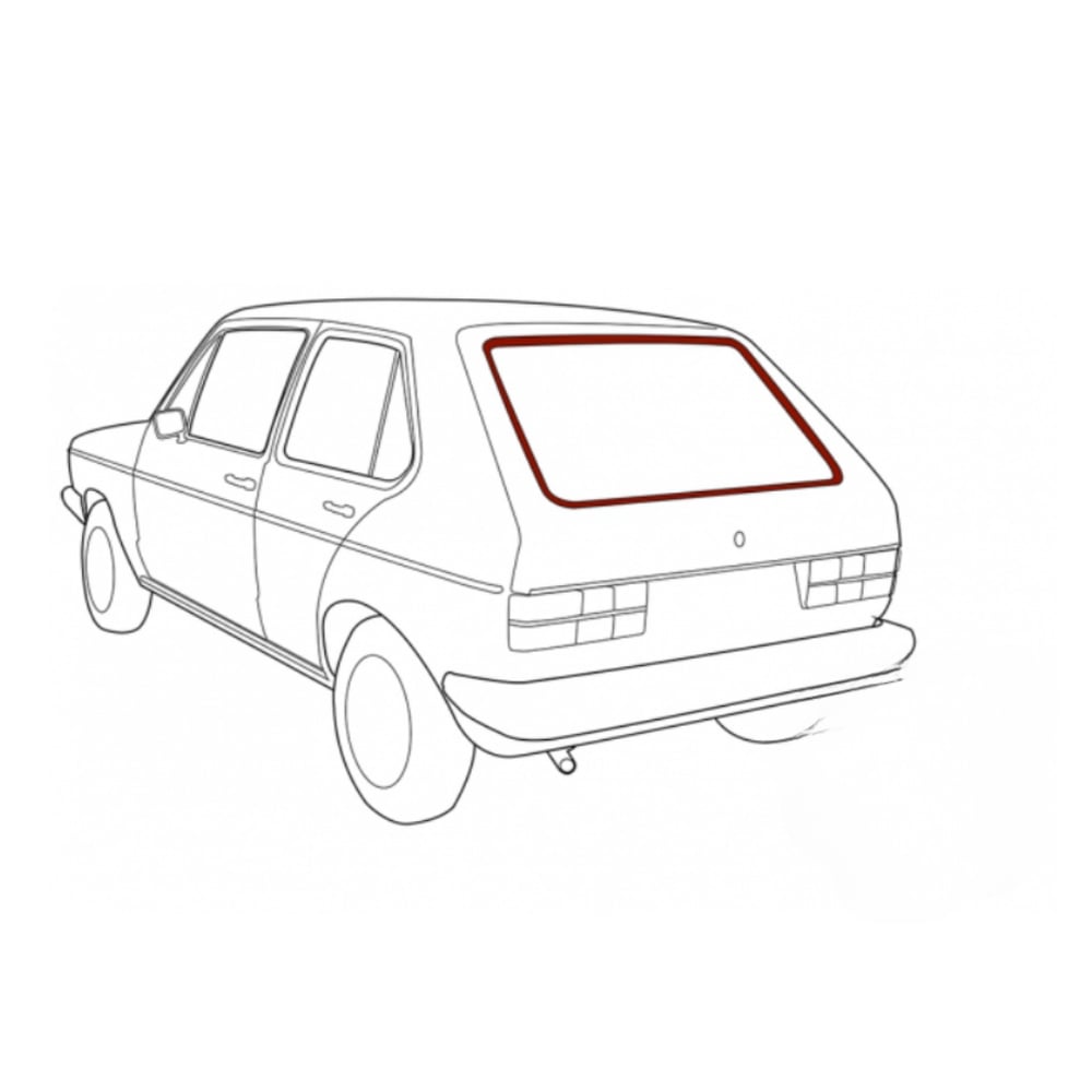 Volkswagen Golf MK1 Arka Cam Contası (Krom Çıtası Yuvalı) – 845.171.521 A