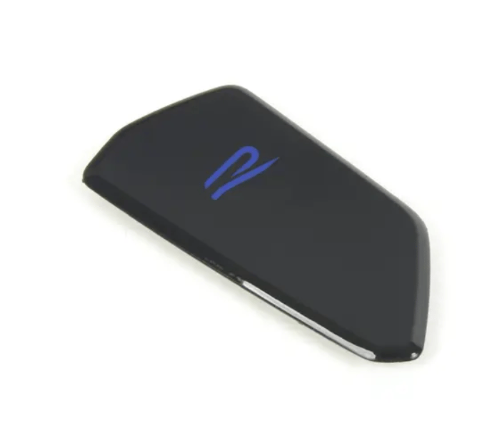 VW 5H0959893EBY Original VW Golf 8 (5H) battery cover R logo remote key cover black/blue