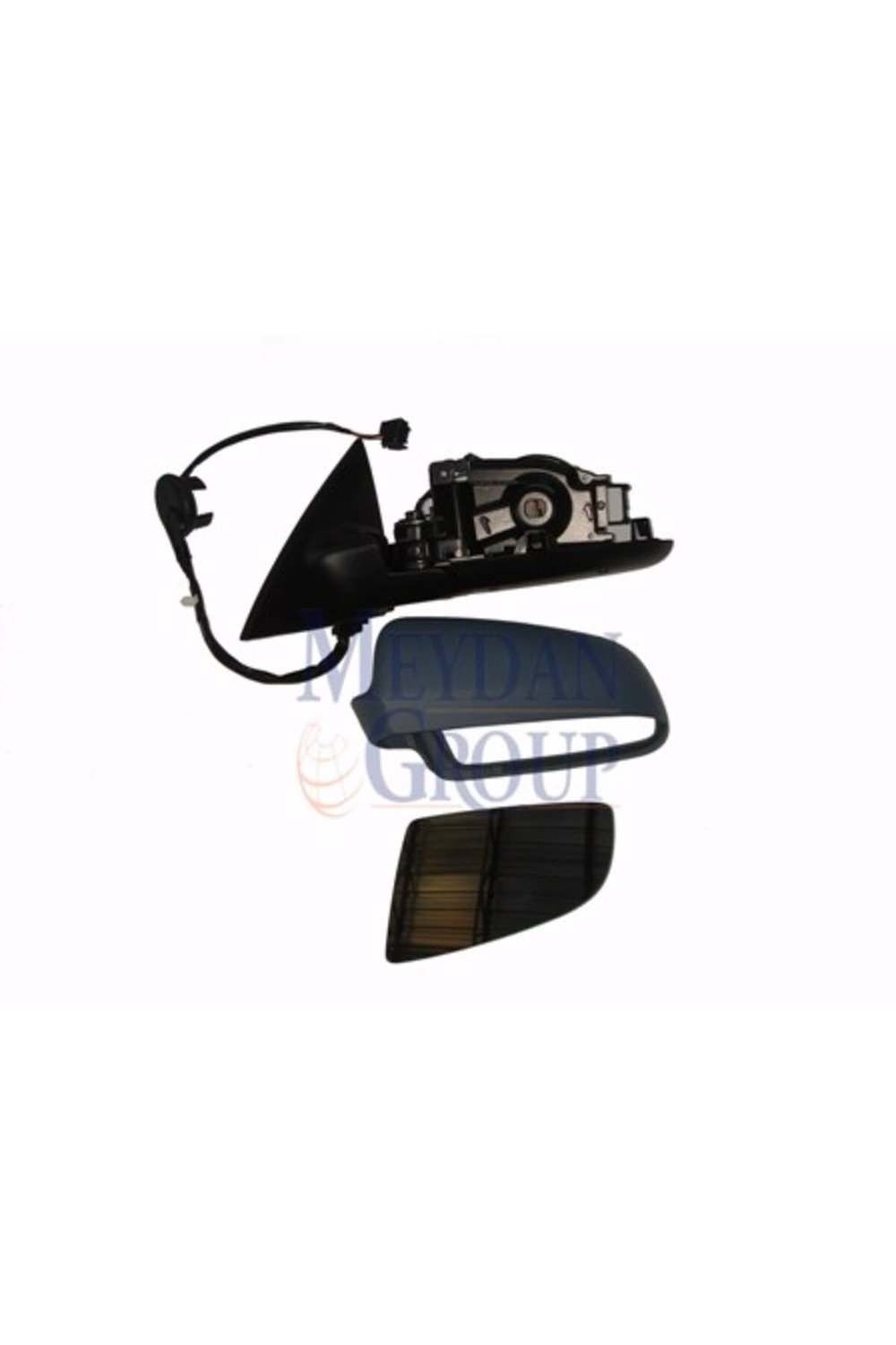 Audi A6- 05/09; Kapı Aynası Sol Elektrikli/Isıtmalı/Gri Kapaklı 5FİŞLİ (TW) 4F1858531J01C