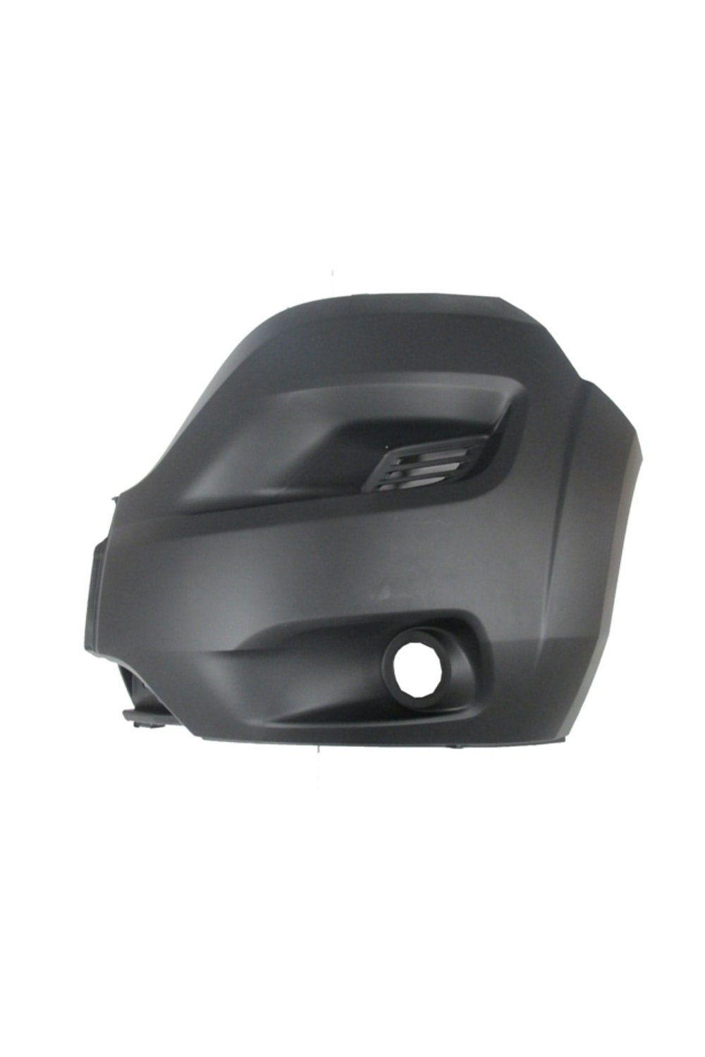 PEUGEOT BOXER- 14/24; ÖN TAMPON UCU SOL SİYAH (SİS DELİKLİ) (DODİKSİZ ARAÇLAR İÇİN) (EUROBUMP)