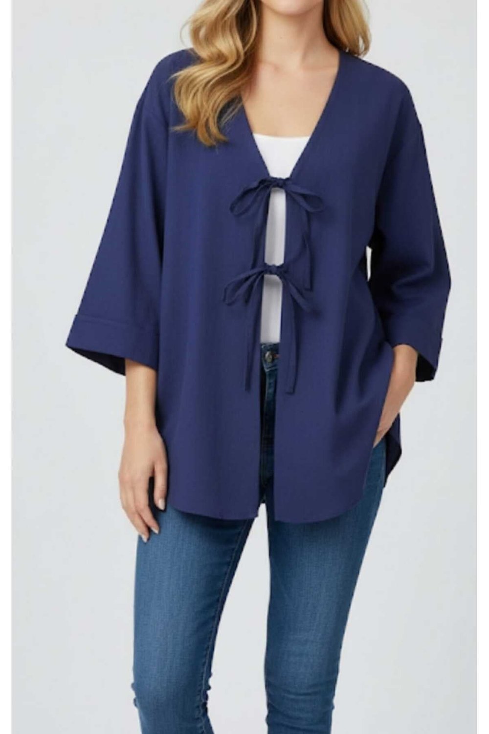 Önü Baglamalı Kimono