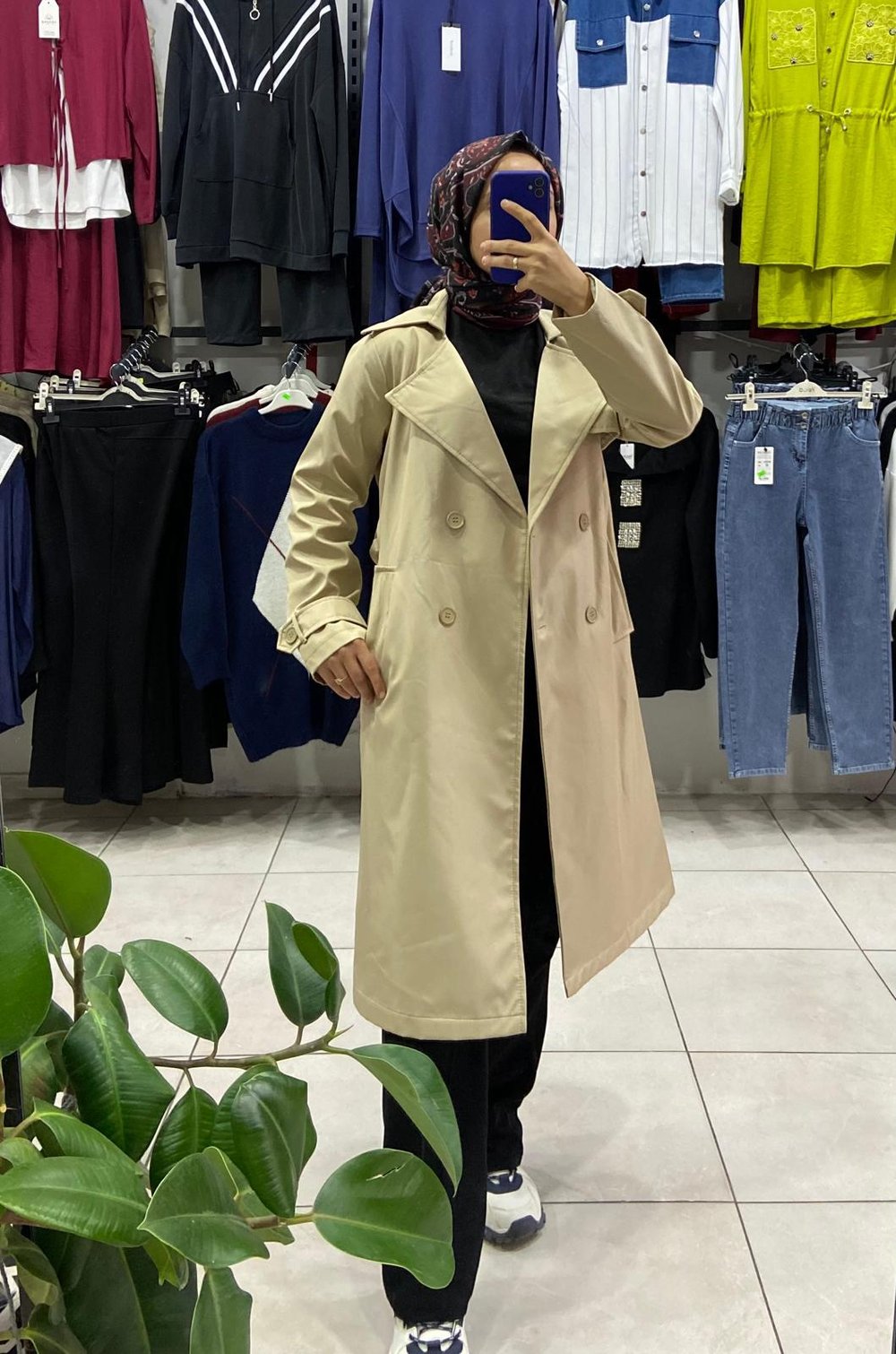 TREND TRENÇKOT KREM