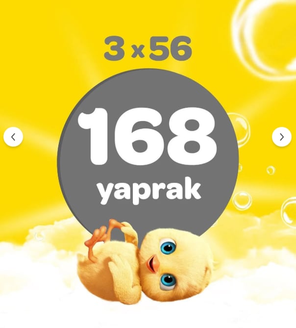 Dalin Islak Havlu 56*3 4 LÜ Paket