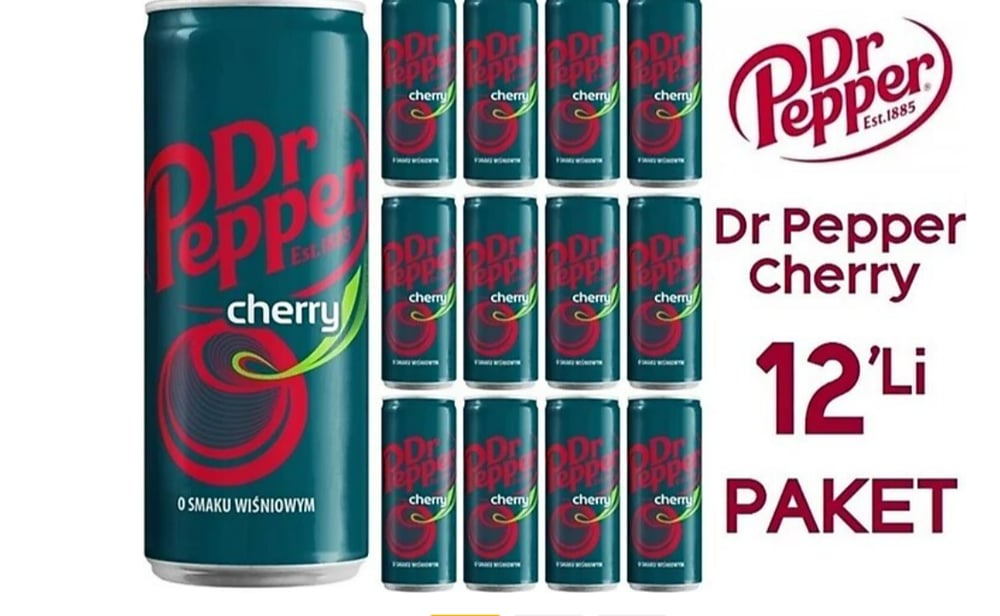 Dr. Pepper Cherry 330 ml Içecek 12'li Paket
