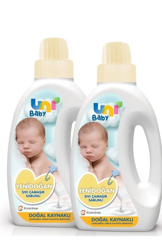 Uni Baby Yenidoğan Çamaşır Sabunu 1500 ml 2'Li Set