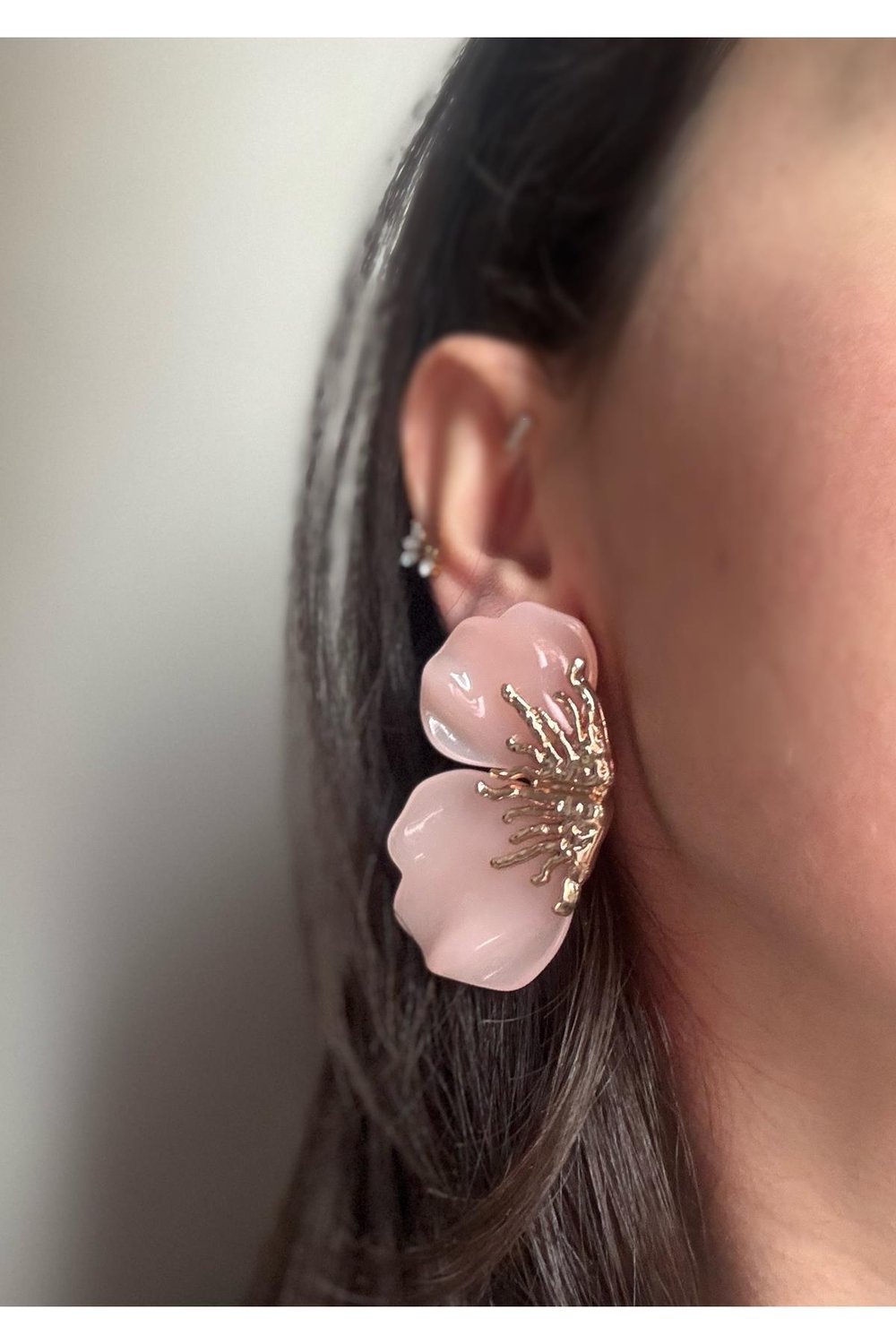 Daisy Flower Ultra Kalite Mineli Çiçek Küpe