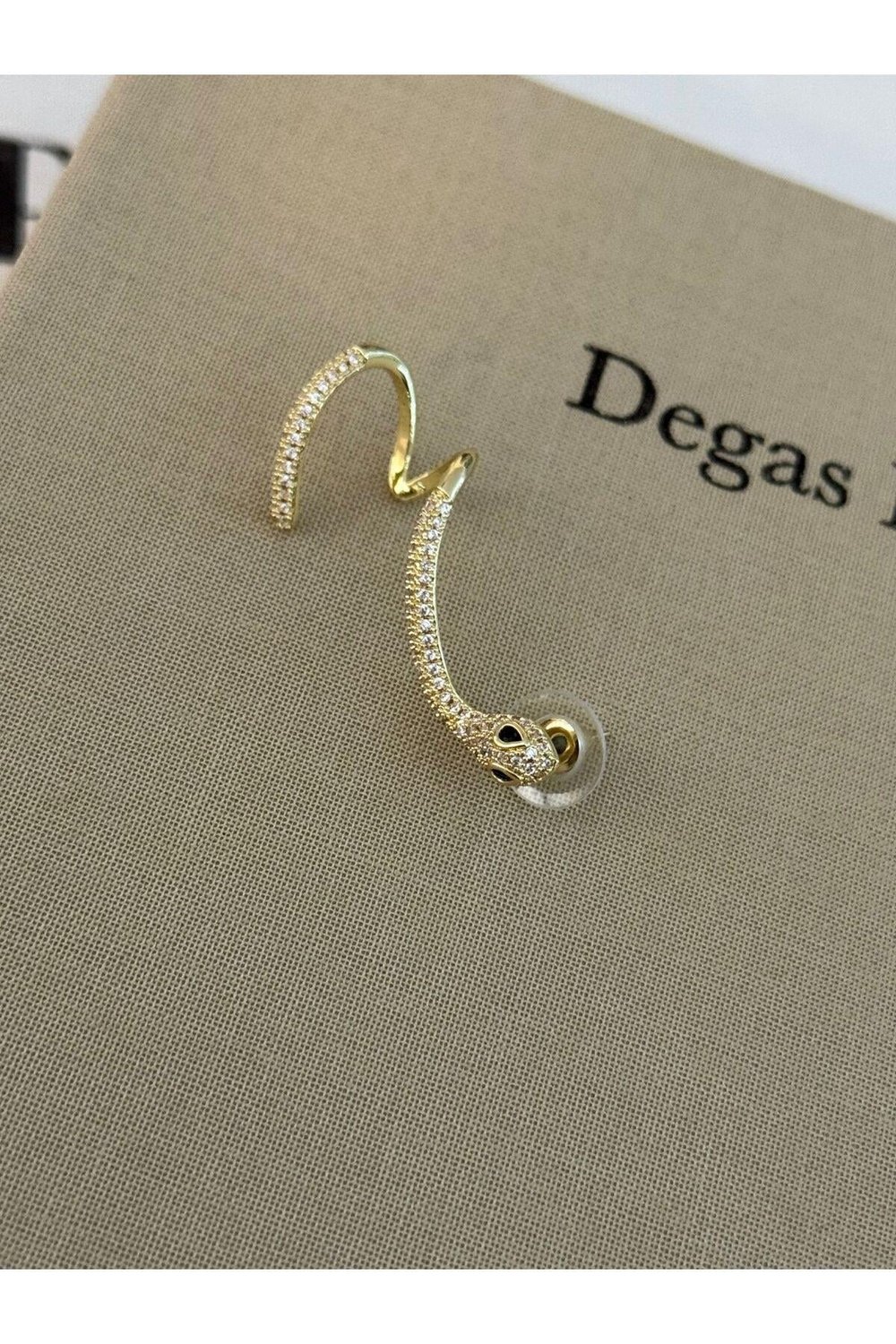 Earcuff Küpeli Kadın Kıkırdak Kaplan Figür Küpe (1 Adet)