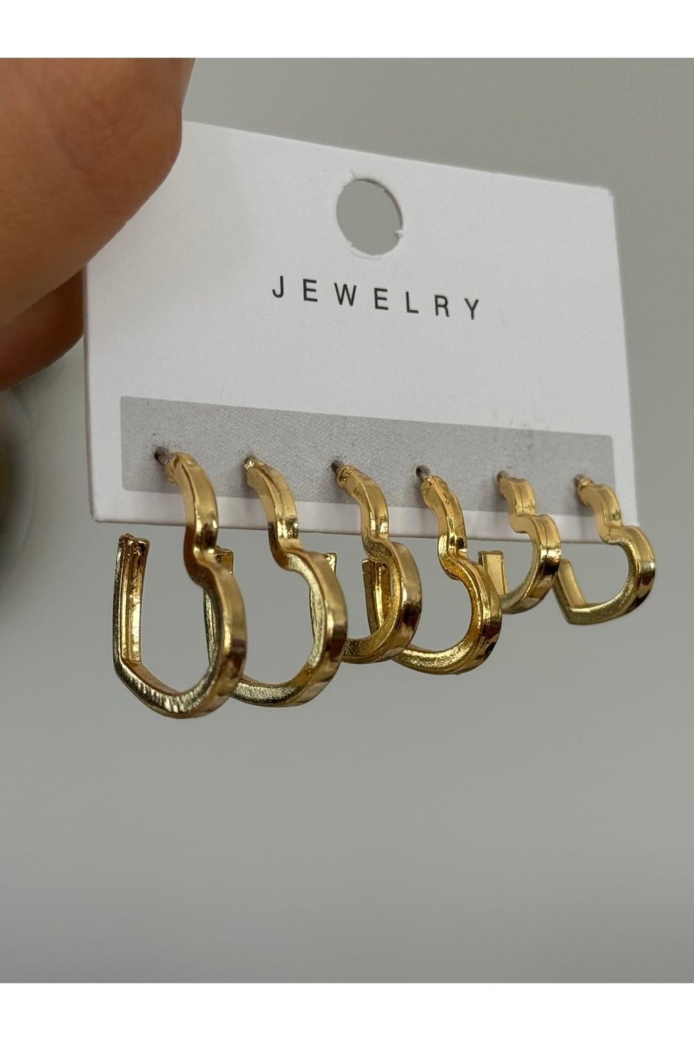 Kadın Silver Kalpli Küpe Seti , Bijuteri Küpe, Kalp Küpe