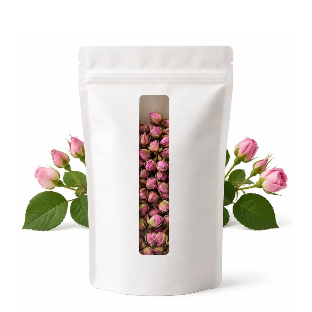 Kuru Pembe Gül Tomurcuğu 50gr