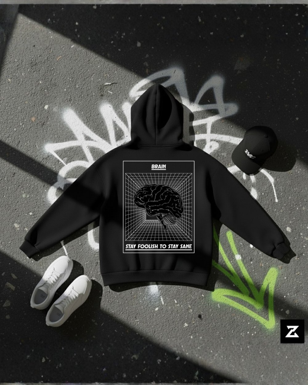 BRAIN REGULAR SWEATSHİRT