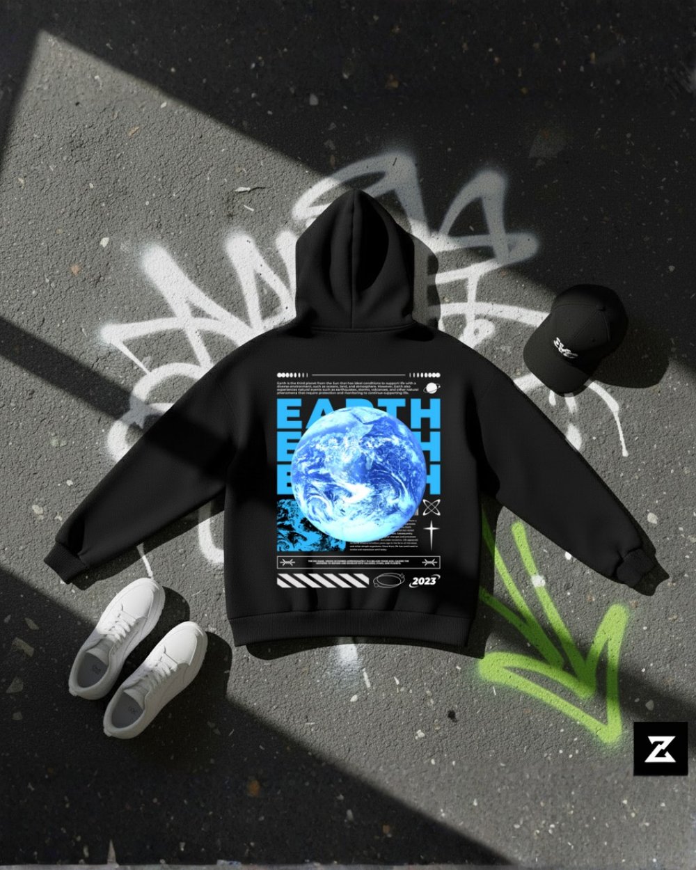 EARTH BASKILI REGULAR UNİSEX SWEATSHİRT