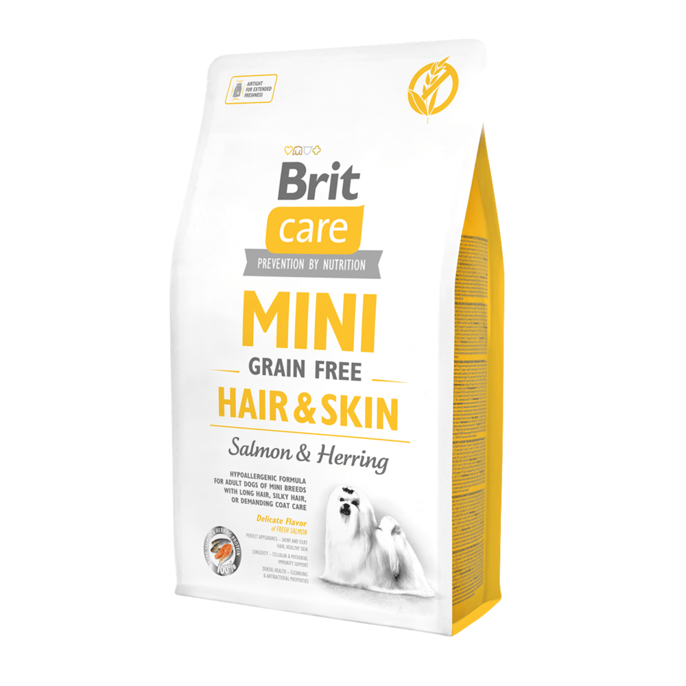 Brit Care Mini Irk Yetişkin Köpekler İçin, Tahılsız, Hipoalerjenik Kuzu Etli Kuru Mama 2 kg