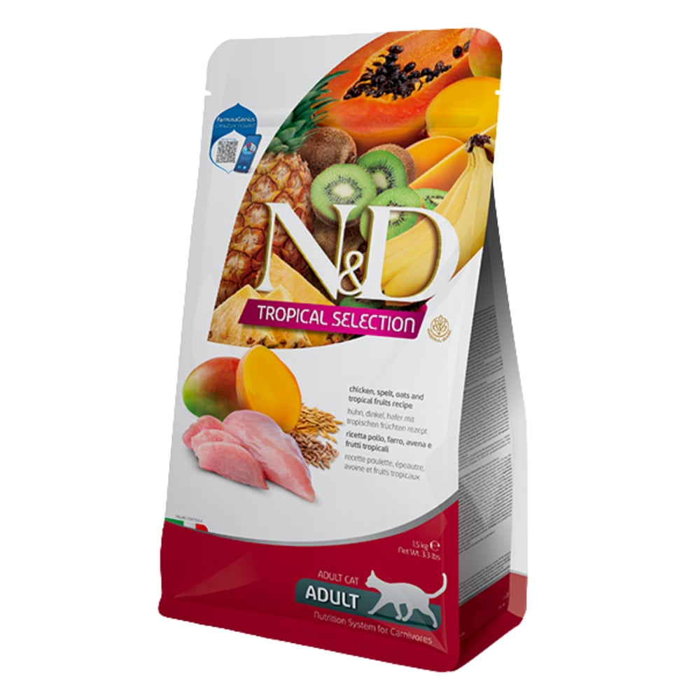 N&D Tropical Tavuklu Yetişkin Kedi Maması 10 kg
