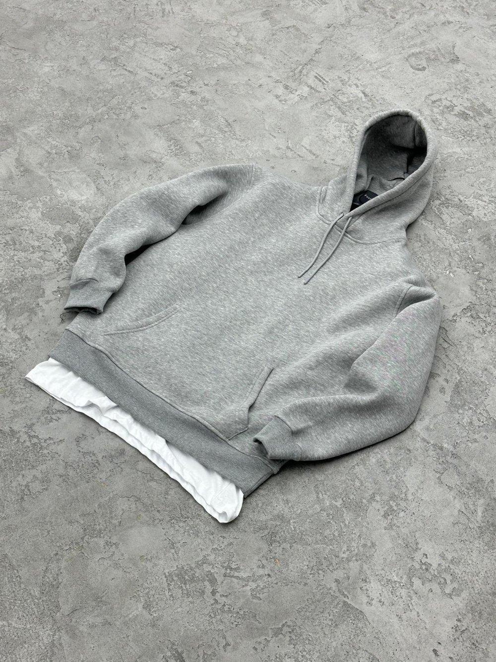 3 İplik Şardonlu Sweatshirt - Gri