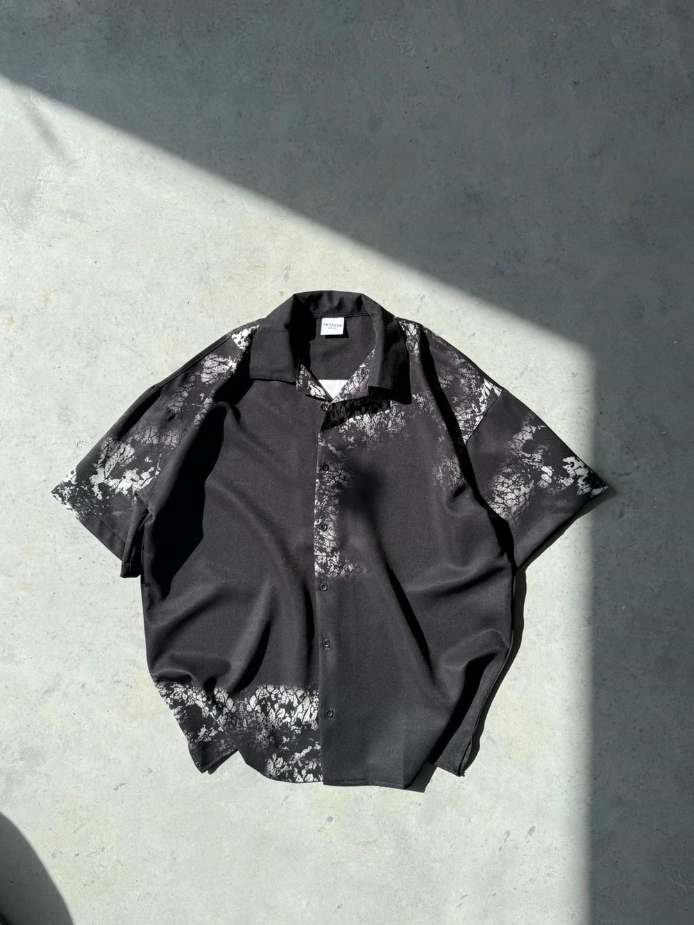 CROCO Desenli Dubble Hürrem Kumaş Oversize Gömlek T
