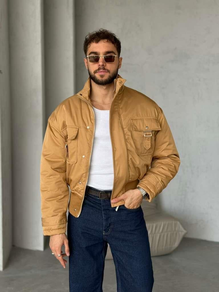 İnter Crop Kesim Cepli Mont - Bal