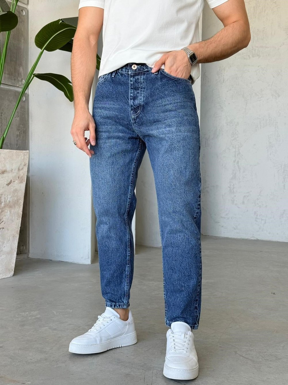 MAVİ BASIC BOYFRIEND KOT PANTOLON