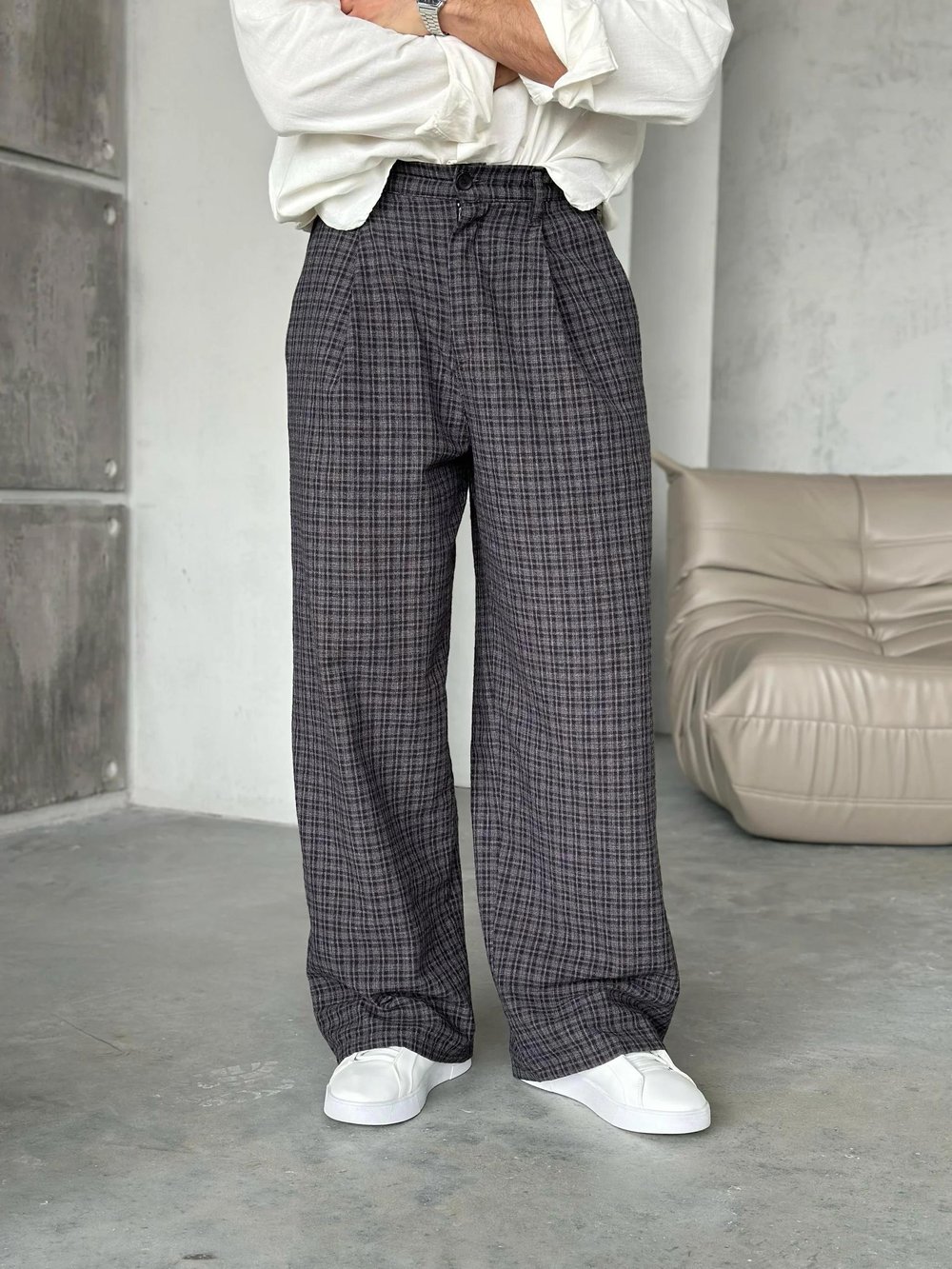 Old Money Baggy Kumaş Pantolon