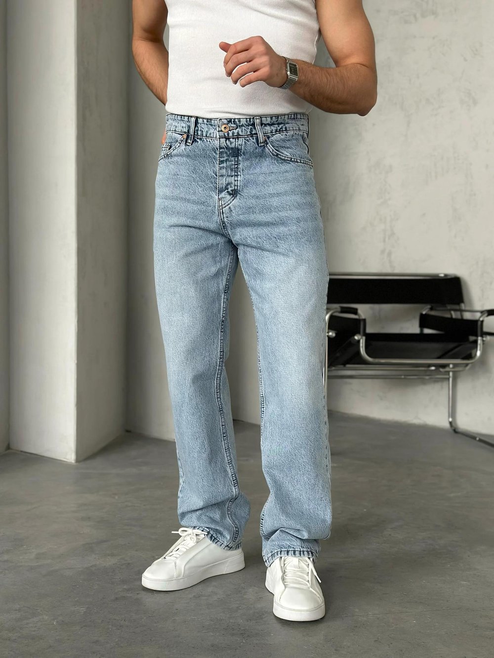 P505 Kar Yıkamalı Baggy Pantolon W