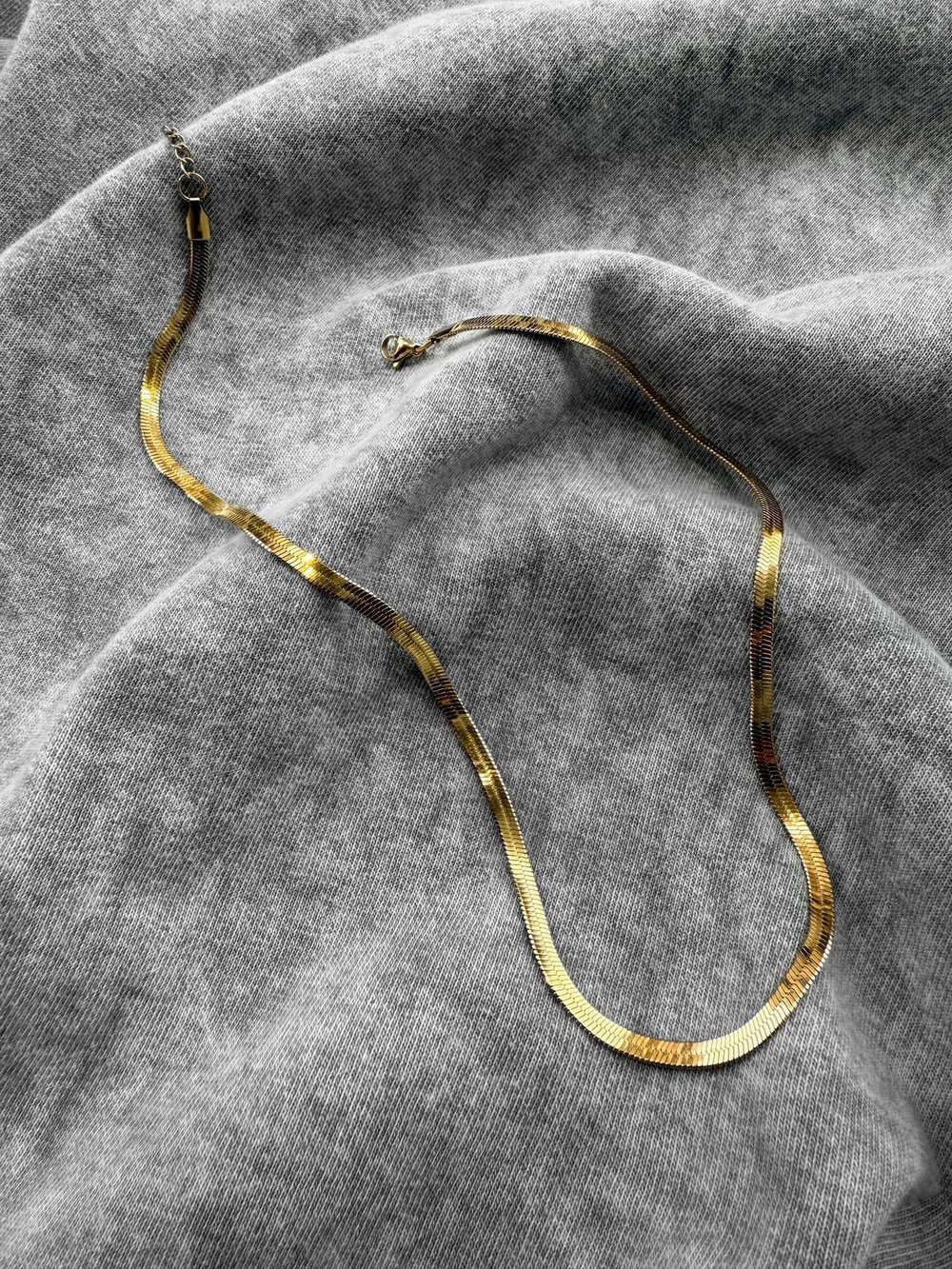 Snake Zincir - Gold
