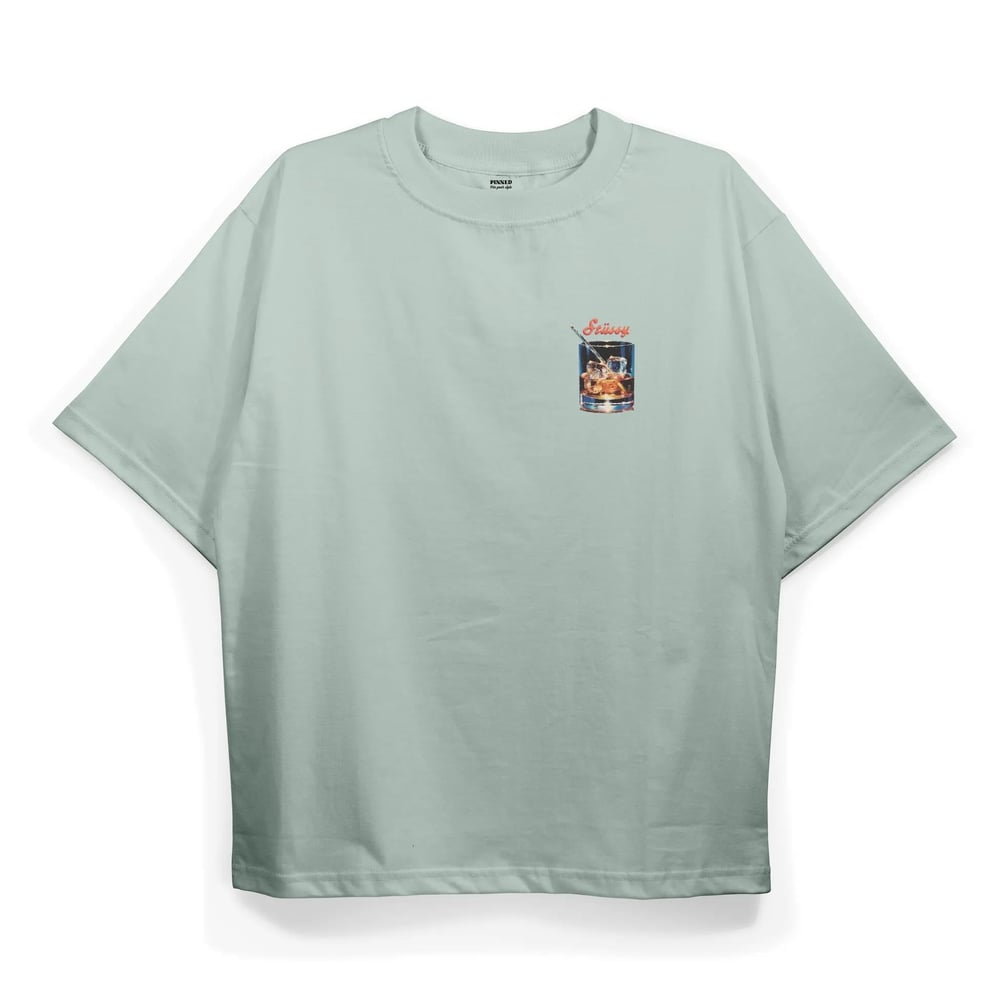 T2014 Cheers Baskılı Oversize Tshirt