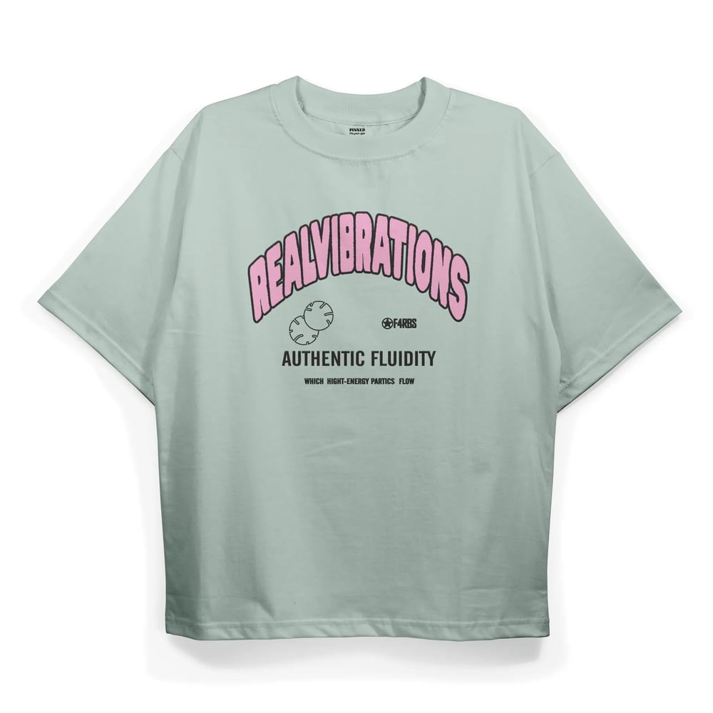T2031 Realvibrations Baskılı Oversize Tshirt