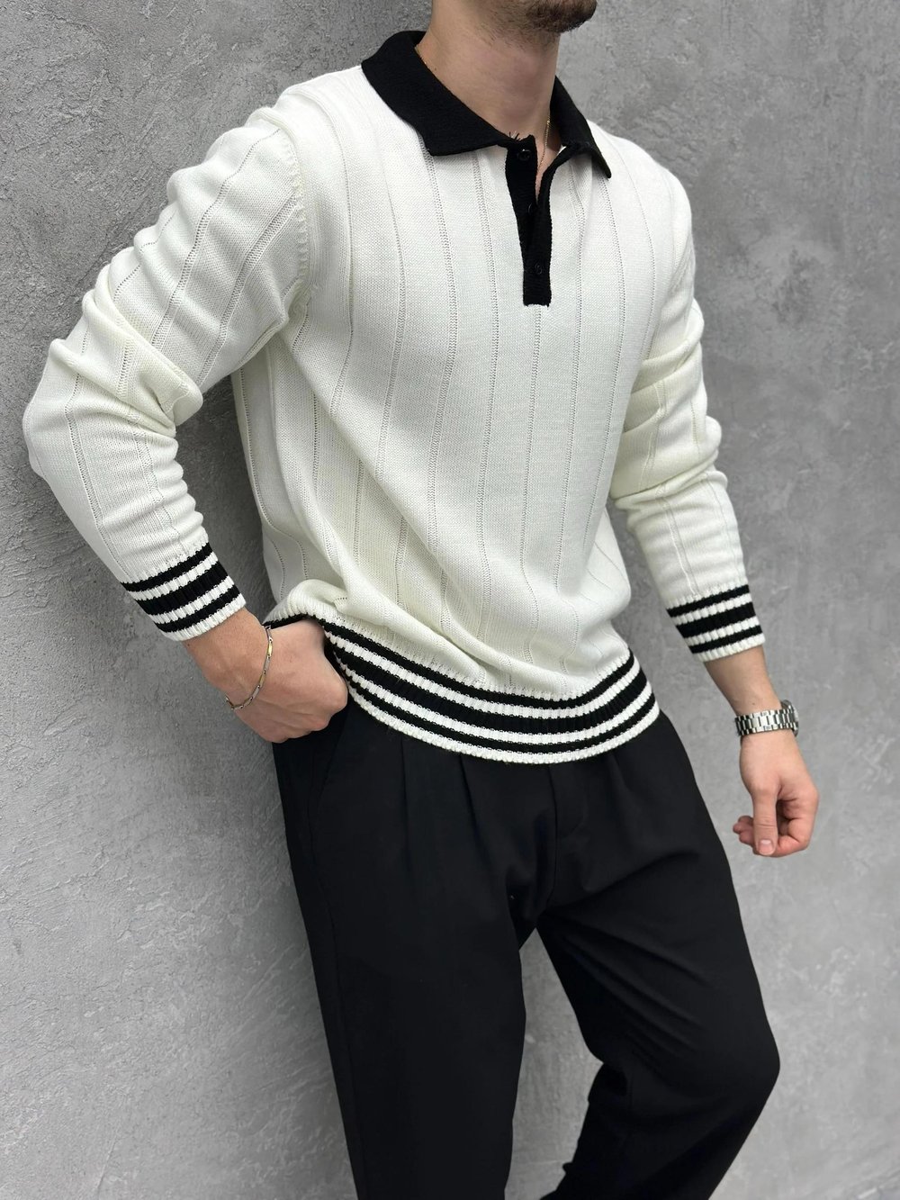 TR1037 POLO YAKA TRİKO