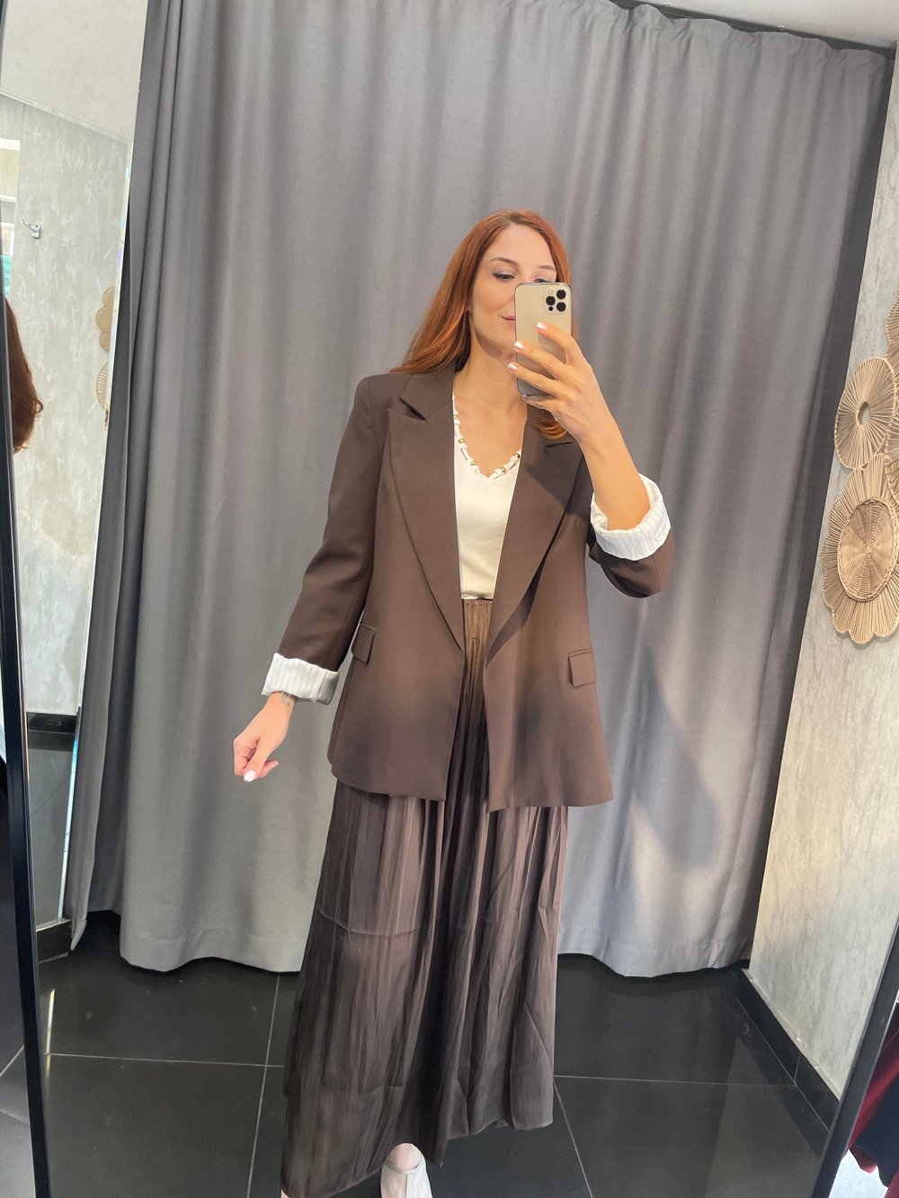 Kahve Blazer Ceket