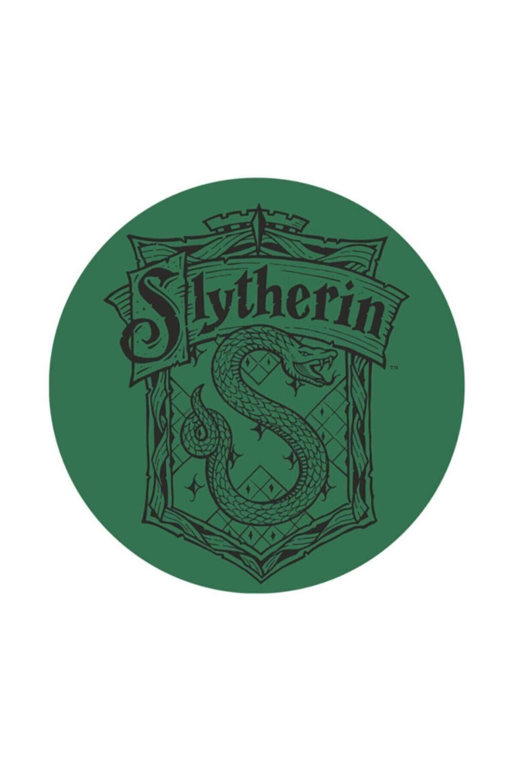 Harry Potter Slytherin Ahşap Bardak Altlığı