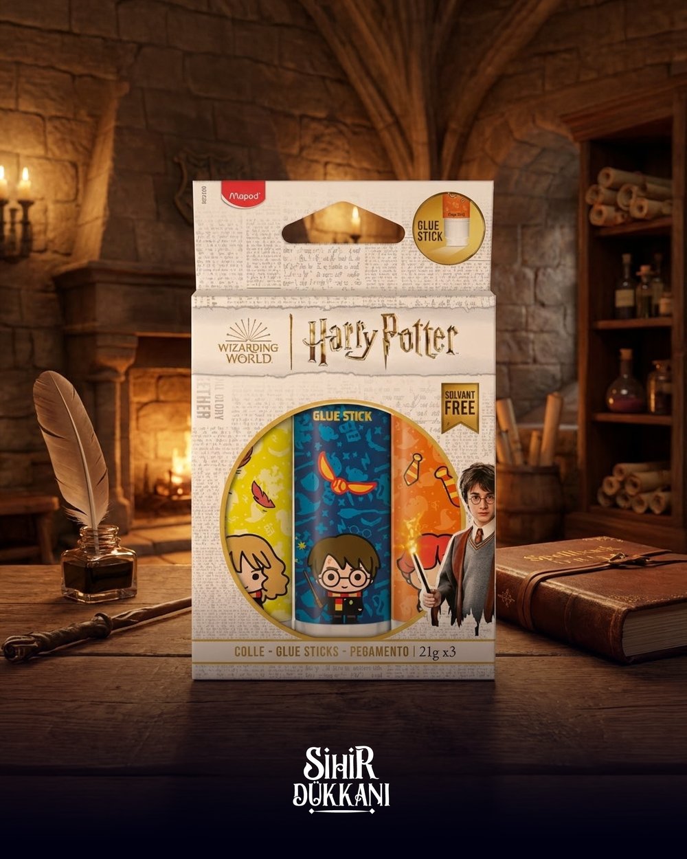 Maped Harry Potter 3 lü Stick Yapıştırıcı