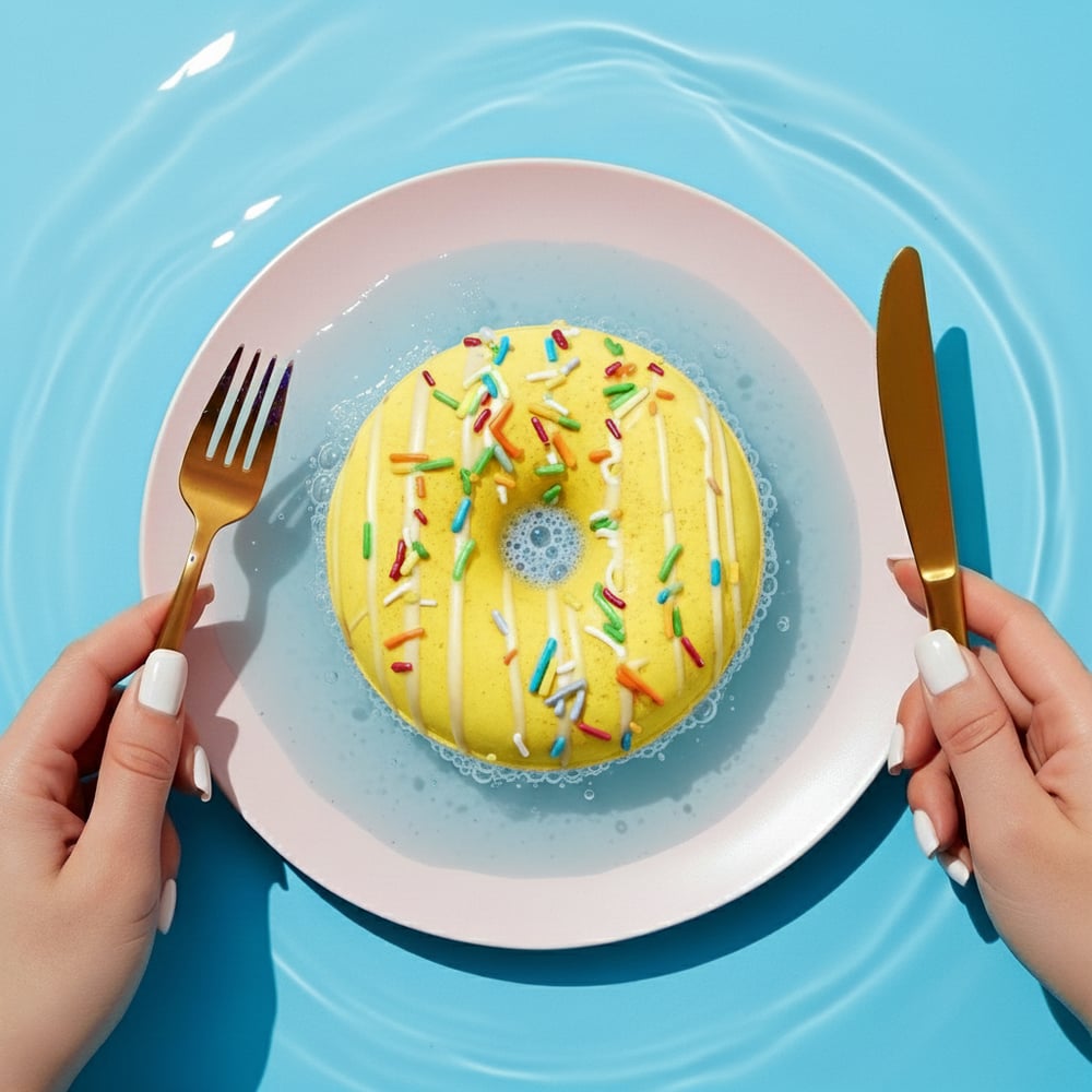 Donut Banyo Topu Yasemin
