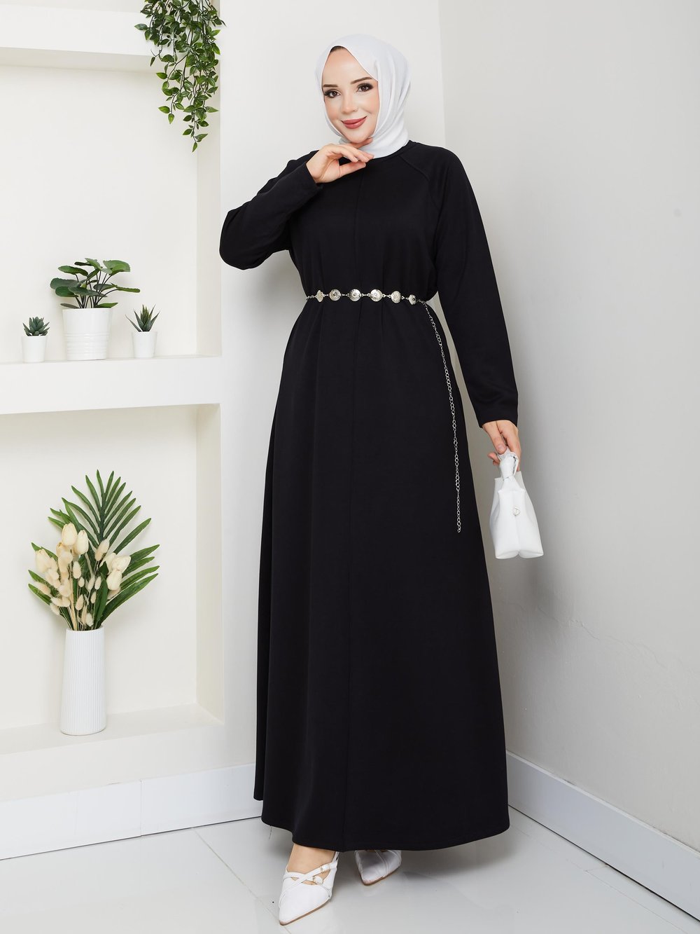 Elegance Oysho Elbise | Siyah