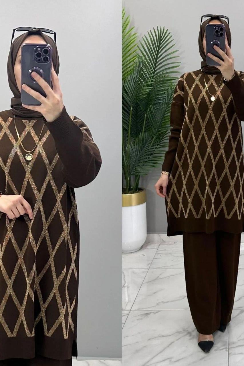 Müjgan Triko Takım / Acı Kahve