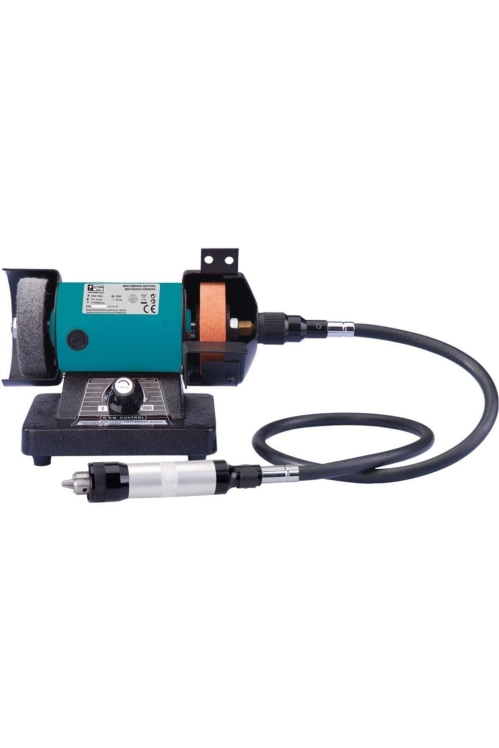 8210 Mini Zımpara Taş Motoru 75mm Fonksiyonlu Gravür Aleti