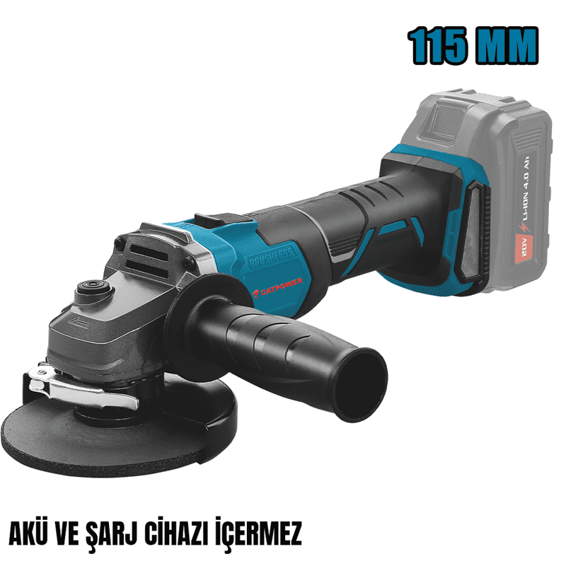 Catpower 4132 Li-ion Akülü Avuç Taşlama Kömürsüz (Akü Hariç)