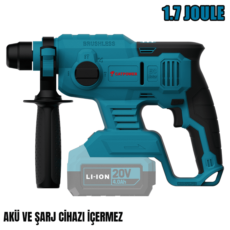 Catpower 4225 Akülü Kırıcı Delici Kömürsüz (Akü Hariç)