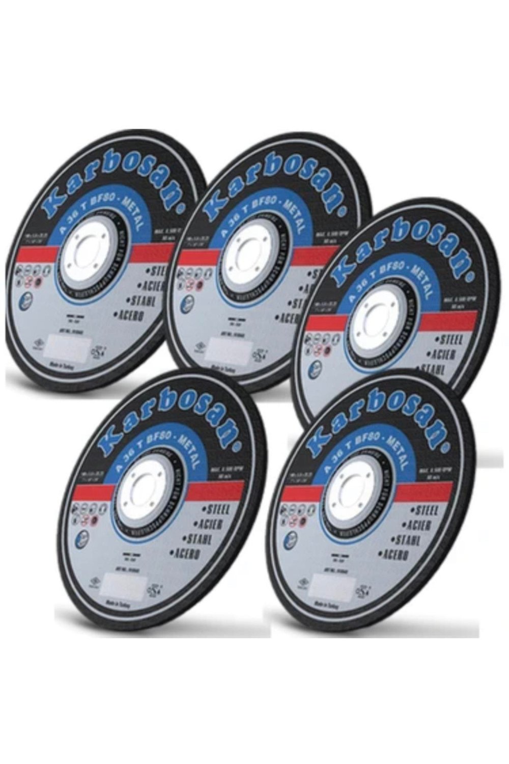 Karbosan A 36 T Bf80 Metal Kesme Taşları 230x3,0 X22.23 5 Adet