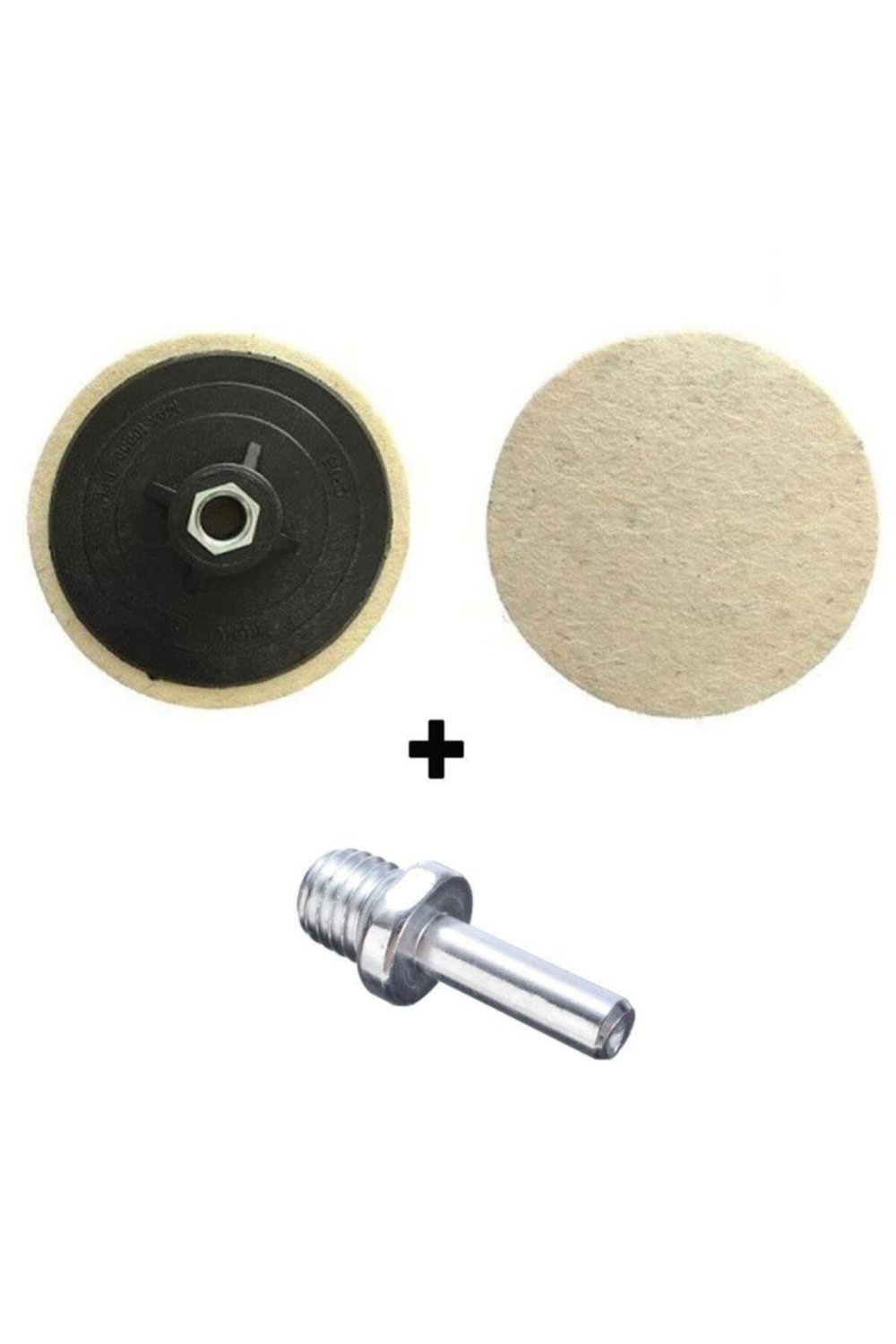 Metal Mermer Parlatma Polisaj Keçesi + Matkap Aparatı 115 Mm M14