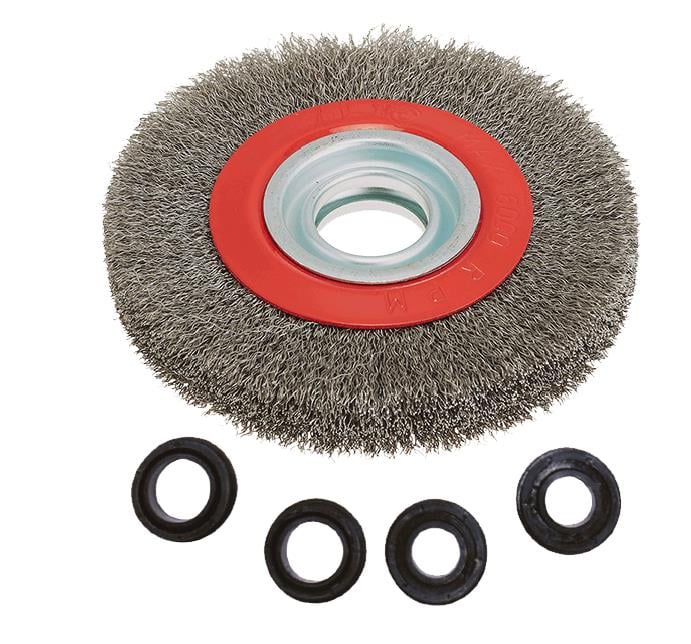 Tower Saçaklı Gri Daire Tel Fırça 175mm