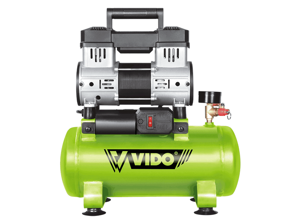 Vido 8 Litre Yağsız ve Sessiz Kompresör 7Bar 