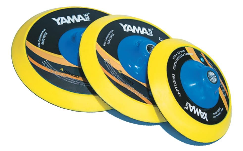 YAMA Velcro M14 Profesyonel Orta Sert Çırtlı Zımpara Tabanı 115mm