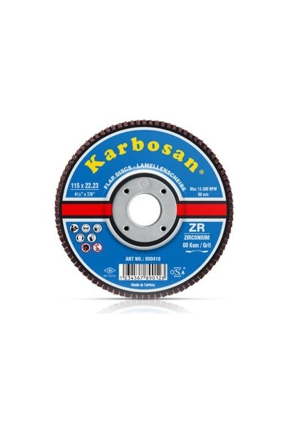 Zr Flap Disk 115x22 Konik- 40 Kum (10 Lu)