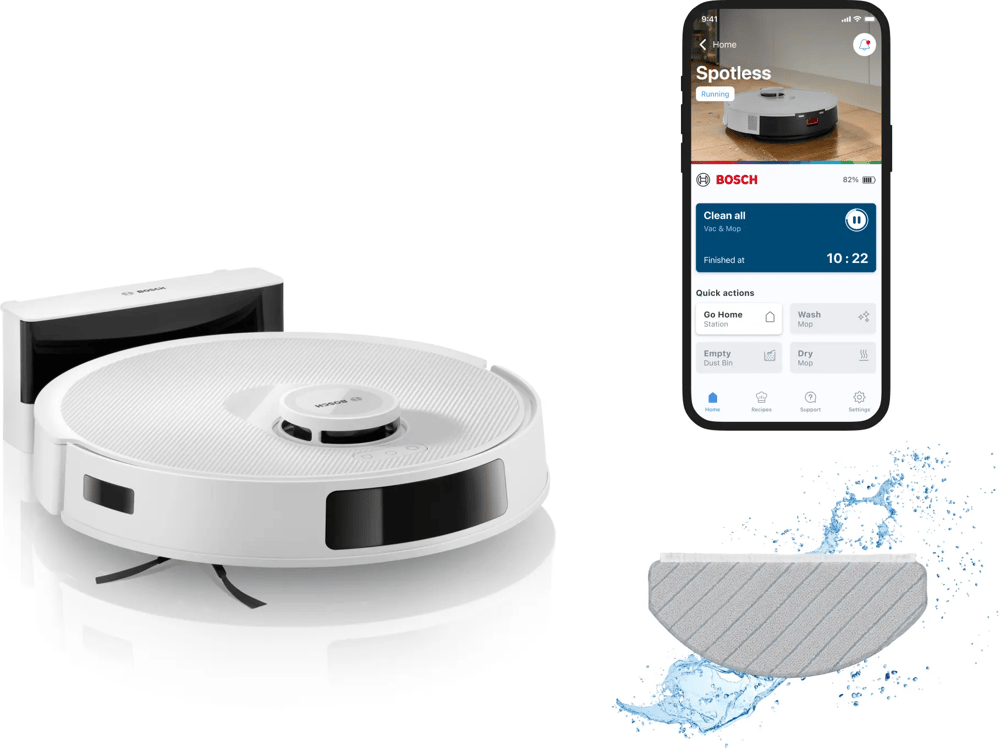 Bosch Spotless BCRC1W Akıllı Robot Süpürge