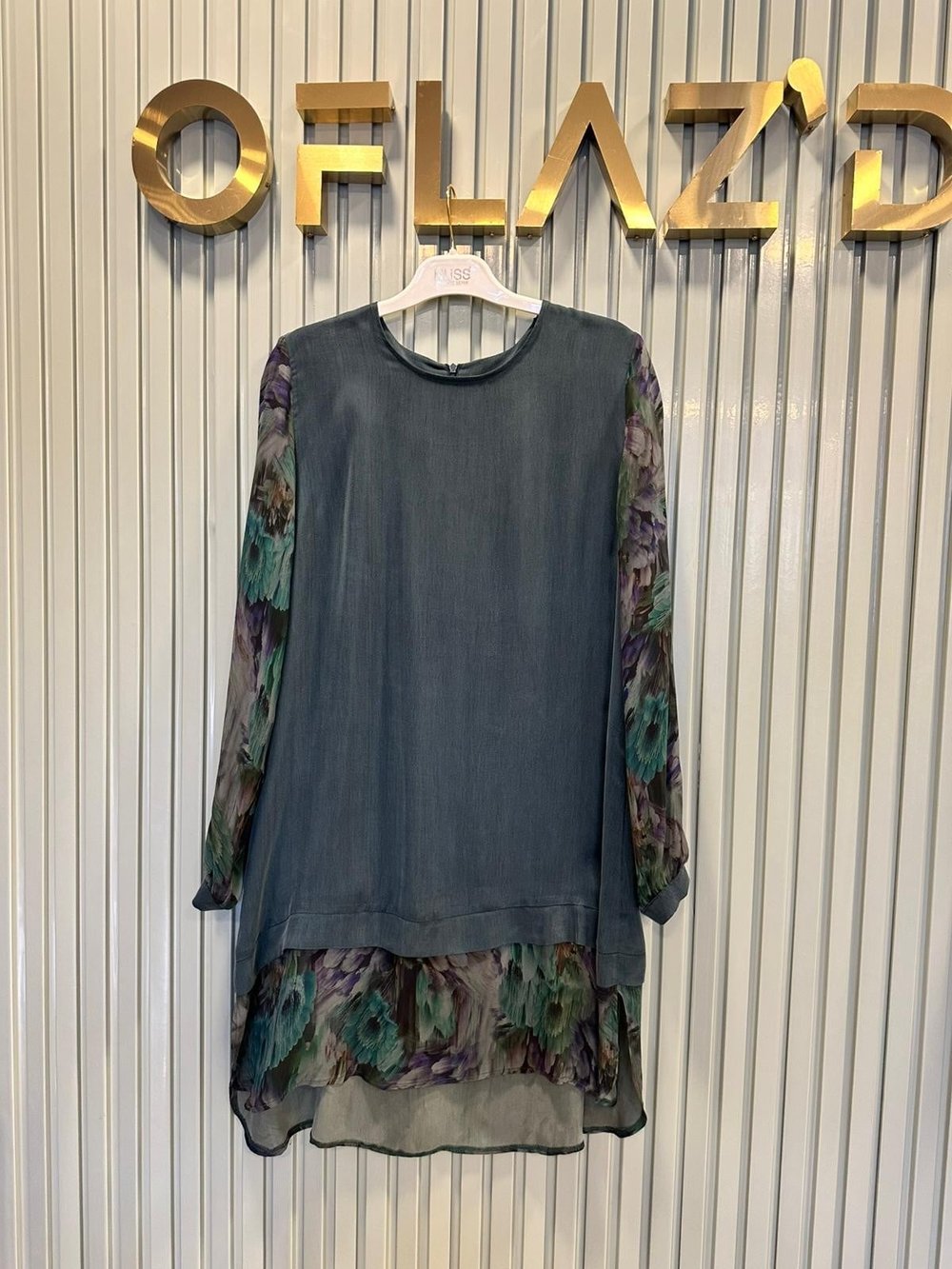 Defrina Desen Dty. Qupra Tunik Yeşil 31270